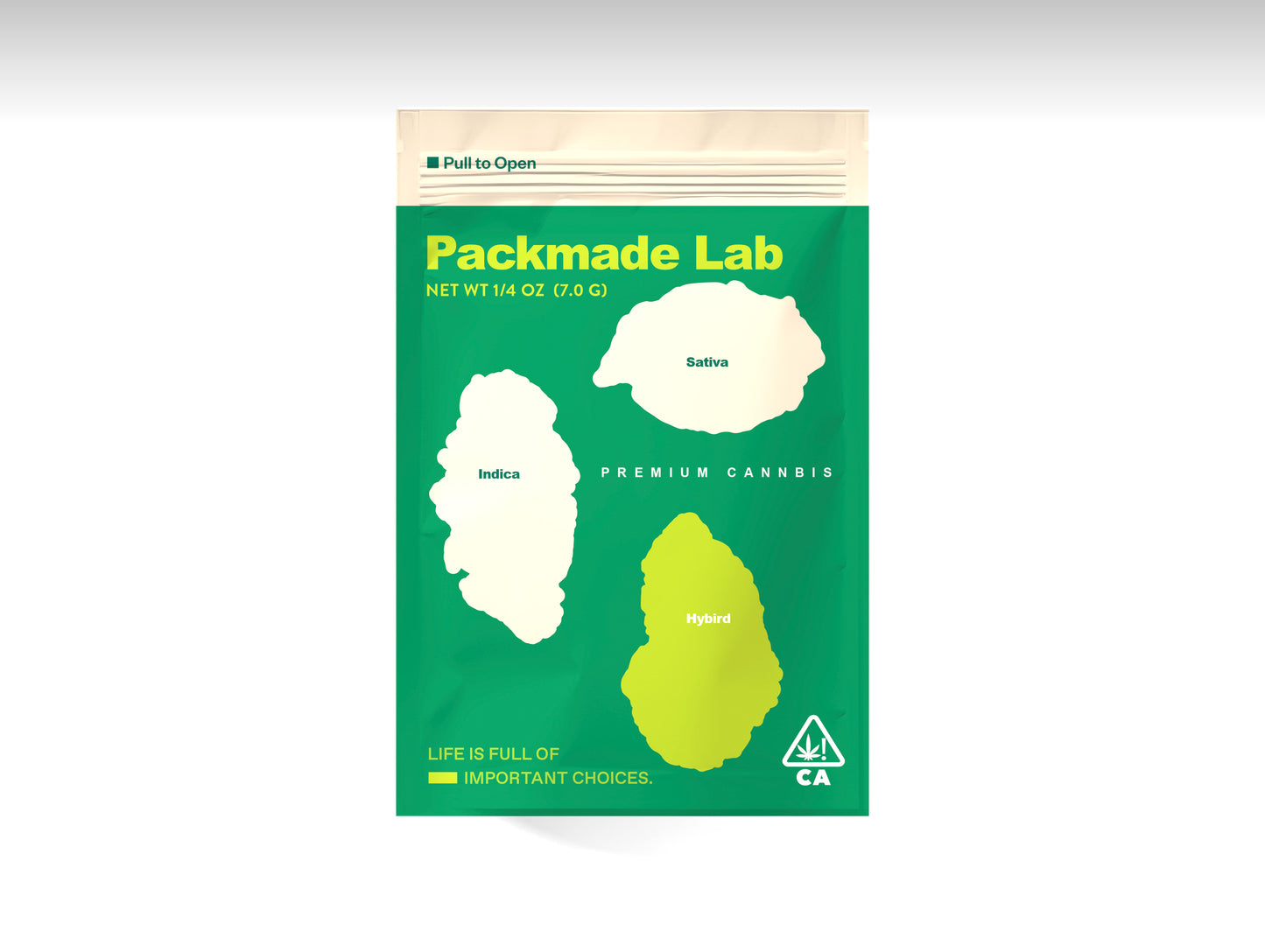 Packmadelab California State Child Resistant Cannabis Pouch