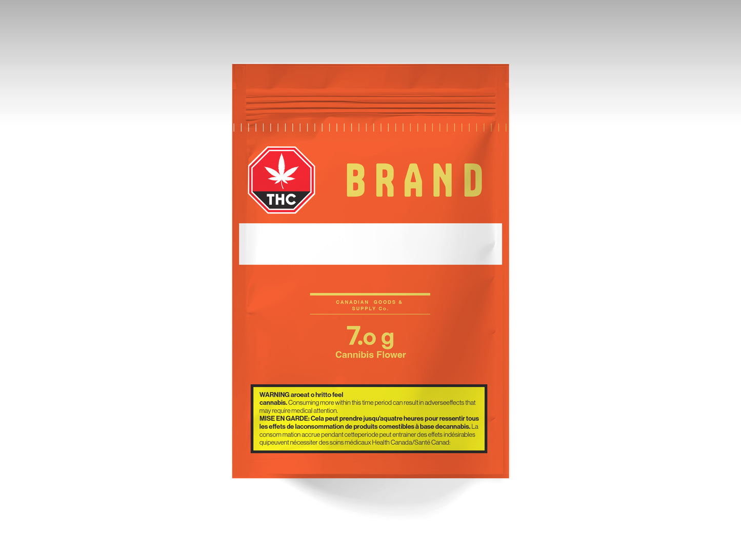 Packmadelab Canada Child Resistant Cannabis Pouch Red/Yellow Series