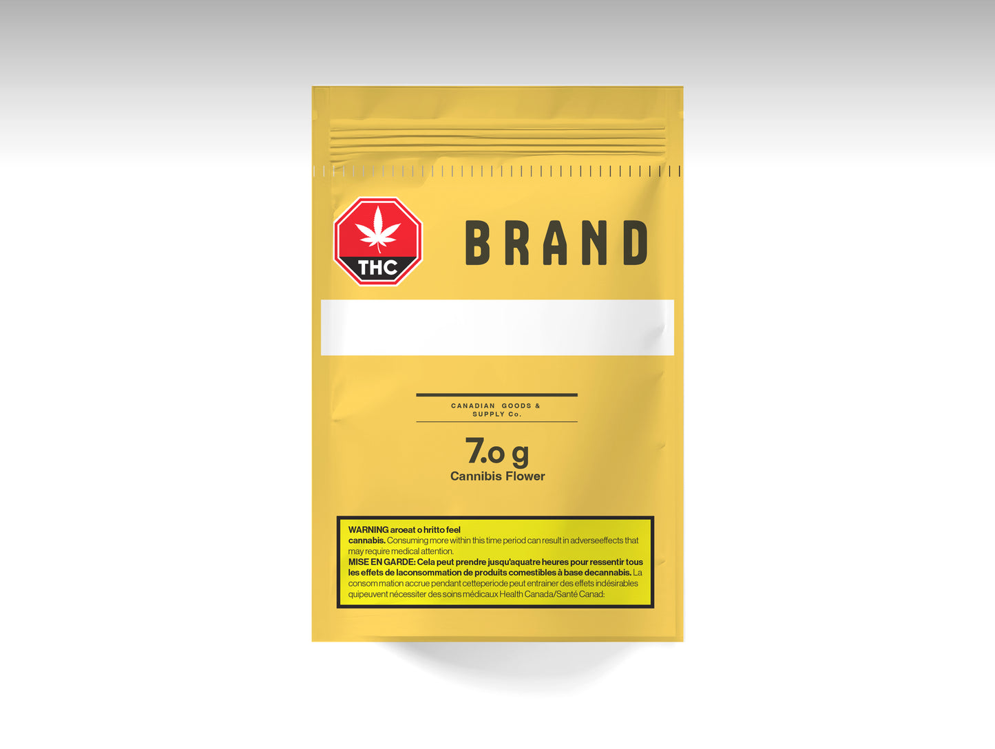 Packmadelab Canada Child Resistant Cannabis Pouch Red/Yellow Series