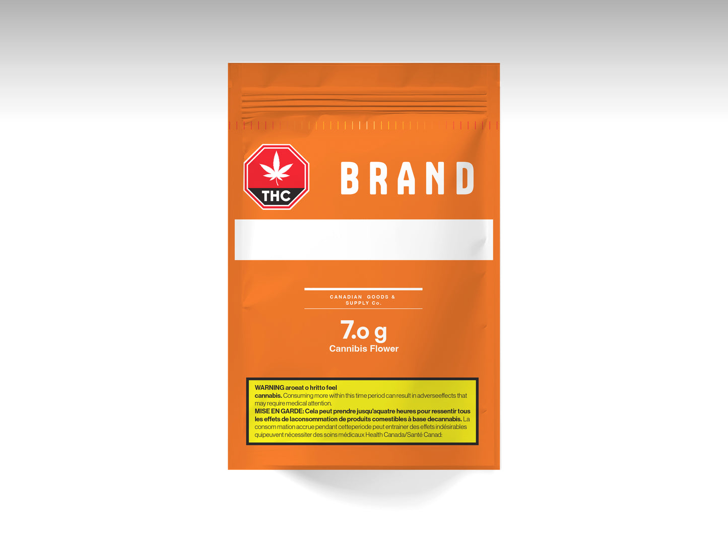 Packmadelab Canada Child Resistant Cannabis Pouch Red/Yellow Series